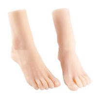 Size 36 Female Foot Replicas TPE Construction Foot Mannequin Foot Anatomy Training Tool Suitable for Shoe Marketing 1