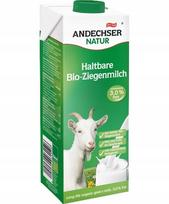Ožkos pienas 3% riebumo, ekologiškas, 1 l, ANDECHSER