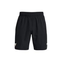 Under Armour Project Rock Johnson serijos Vienspalviai Elastingi Tiesaus Kirpimo Austi Sportiniai Šortai Vyriški šortai Juodi 1361613-002 M