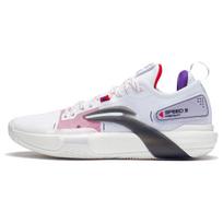 Li Ning Speed 9 Premium Textile, Synthetic Leather, TPU Cushioning Slip Resistant Abrasion Resistant Coverage Support ABAS071-2 47.5