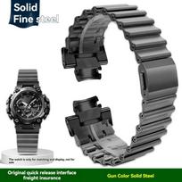 Skirta Casio G-SHOCK serijai MTG-B3000B/BD modifikuotas greito atsegimo plieninis dirželis magnetinis užsegimas nerūdijančio plieno metalinis dirželis MTG-B3000mm juoda