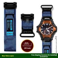 Modifikuotas drobės riešo dirželis Casio G-SHOCK Kongba GR-B100 serijai, modifikuotas nailono drobės laikrodžio dirželis, vyriška apyrankė GR-B100mm kamufliažas