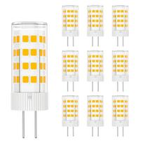 G4 LED lemputė 220V 4-7W Be mirgėjimo Keramika Šilta/Šalta balta Kristaliniam sietynui Namų dekoras Energijos taupymas 10pcs 4w G4 LED šilta balta spalva