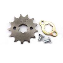 428 13 T dantų 17 mm priekinė variklio žvaigždutė 50cc-125cc keturračiams, purvaskridžiams, kartingams