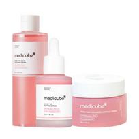 Medicube PDRN Pink 3 žingsnių rinkinys (Cica Raminantis tonikas 250ml + Rožinis ampulės serumas 30ml + Kolageno kapsulės kremas 55g) Stangrinanti ir atgaivinanti priežiūra