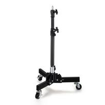 78.5cm/30.9in Adjustable Tripod Stand Video Light Stand 2-section 50kg/110lbs Load Capacity with Wheel Base Universal Interface juoda