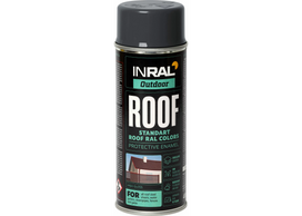 Dažai aerozoliniai stogams, Tegra Inral ROOF, pilka, 400ml.