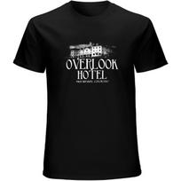 Overlook viešbutis Redrum Švytėjimas Stephen King Siaubo Marškinėliai Vyriški Unisex Juodi Marškinėliai S juoda
