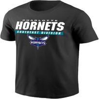 Philcos NBA Charlotte Hornets Pietryčių diviziono juodi marškinėliai S juoda