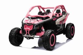 Dvivietis vaikiškas elektromobilis Buggy Maverick Turbo RR, rožinis