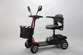 SANWEIPU YL-02G 4 ratų mobilumo paspirtukas senjorams 350W variklis 24V 20Ah baterija 8 colių ratai Kompaktiškas elektrinis paspirtukas pagyvenusiems žmonėms juoda