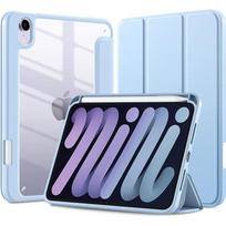 New Tablet Case for IPad (A16) 11inch 2025 10th Generation 10.9Inch Clear Back TPU Shockproof Protector Cover with Pencil Holder iPad 10th 2022 10.9 tamsiai mėlyna