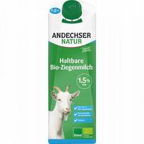 Ožkų pienas 1,5% riebumo, ekologiškas, 1 l, ANDECHSER