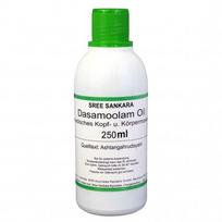 Kūno ir galvos masažo aliejus Dashamula (Dasamoolam), Sree Sankara, 250 ml