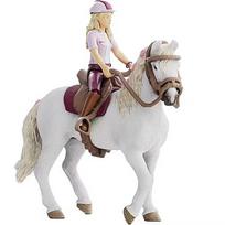 Schleich Horse Club Sofia & Blossom, brown toy figure 42713