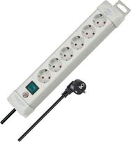 Ilgiklis BRENNENSTUHL P-Line, 3G1,5+J, 6 vietų, baltas