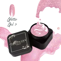 Glitter Gel 3 - gelis nagų priauginimui - 13ml