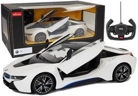 R/C automobilis BMW i8 Rastar 1:14 – baltas