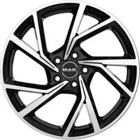 Ratlankis MAK Kassel R18x7 5x114.3 ET 38 CB 76 (Black Mirror) (800 kg)