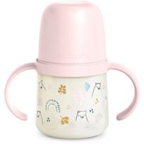 Suavinex Bear vaikiška gertuvė su rankenomis Pink 1 vnt.