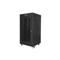 LANBERG FLOOR-STANDING RACK CABINET 19" 22U 600X600 BLACK PERFORATED LCD DOOR  (FLAT PACK) V2 | FF01-6622-23BL  | 5901969440263