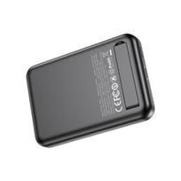 Atsarginis maitinimo šaltinis ("Power Bank") 10000mAh Maitinimo bankas 20W, Magsafe, Bevielis 15W: Xo Pr264 - 1xUSB-C, QuickCharge iki 12V-1.67A - Juoda