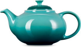 Le Creuset Arbatos ąsotis Le Creuset 1,3 l Riviera mėlynas su sieteliu