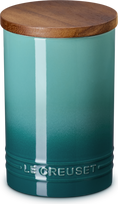 Le Creuset Virtuvinis indas su mediniu dangteliu Le Creuset 770 ml, bleu riviera