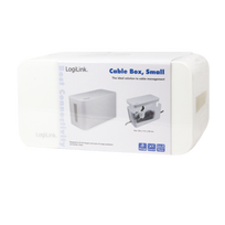 Logilink" KAB0061 Kabelių dėžutė balta, mažo dydžio