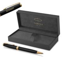 Parker Sonnet Matte Black GT Tušinukas su graviravimu