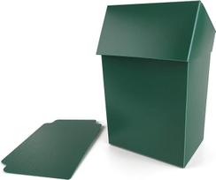 "Arkero-G® 80+" kortų dėklas - žalias/žalias - daugiau nei 100 kortų Prekybos kortų dėklas, įskaitant kortų atskyriklį