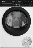 "Bauknecht BD 8C WBS" šilumos siurblio džiovyklė / 8 kg "Precision Dry" - išmanusis džiovinimas / inverterinis variklis / "HomeWhiz" programėlė - greitas ir intuityvus valdymas / būgno apšvietimas