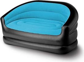 "Camp4 Relax" dvivietė 932992043 Pripučiama sofa 145 x 78 x 65 cm juoda/lediškai mėlyna