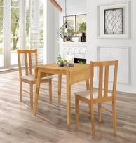 "Hallowood Furniture Ledbury" valgomojo stalas su 2 "Aston" kėdėmis, šviesaus ąžuolo baldų komplektai su 2 "Aston" kėdėmis, valgomojo stalas, virtuvės stalas ir kėdės namams, kavinei, biurui ir restoranui