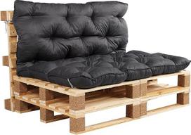 "Meerweh" padėklų pagalvėlė su atlošu, maždaug 120 x 140 x 10 cm, "Euro Pallet Cushion