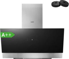COMFEE ANGJ72B-90PRO-EU A++ gartraukis 90 cm, 800 m³/h oro srautas, sieninis gartraukis be galvutės, recirkuliacija ir ištraukiamasis oras, jutiklinis ekranas, valdymas gestais, 4 greičiai, 68 dB, LED,