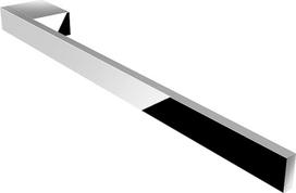 kalb Jörn rankšluosčių džiovintuvas praustuvui, chromas, aliuminis, ilgis: 400 mm, aukštis: 25 mm, gylis: 50 mm