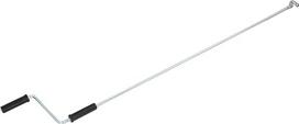 WAREMA markizės alkūnė 1400 mm su rutuliniu kabliu, su plastikine rankena, plieninė rankinė alkūnė, cinkuota