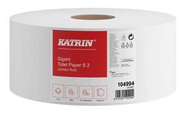 Tualetinis popierius KATRIN Gigant Jumbo S2, rulone, 130 m, 2 sl., mišrus pluoštas