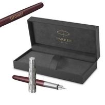 SONNET PREMIUM METAL & RED CT (F) 18K rašiklis su graviravimu