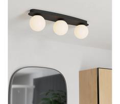 Eglo 902092 - LED vonios lubinis šviestuvas CASTROVIDO 3xG9/4,2W/230V IP44 juodas