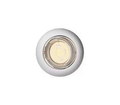 Philips - Įmontuojamas šviestuvas PERIDOT 1xGU10/7W/230V sidabro spalvos