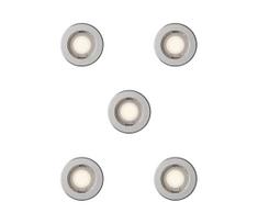 Philips - Komplektas 5 vnt. įleidžiamų šviestuvų PERIDOT 1xGU10/7W/230V sidabro spalvos