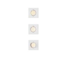 Philips - Komplektas 3 vnt. įleidžiamų šviestuvų PERIDOT 1xGU10/7W/230V, balti
