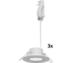 Philips - Rinkinys 3x LED dimeriuojamas įleidžiamas šviestuvas CILANTRO LED/5W/230V 4000K balta