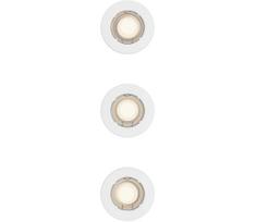 Philips - RINKINYS 3x įmontuojamas šviestuvas PERIDOT 1xGU10/7W/230V baltas
