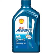 Motociklo variklio alyva SHELL ADVANCE AX7 10W40 1L