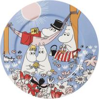 Arabia Finland Serviravimo lėkštė Arabia Finland Muminki Family Time 30 cm, mėlyna