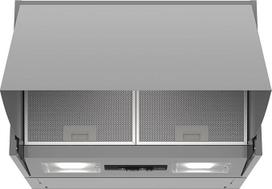 "Bosch" Serie 2 DEM63AC00 Sieninis sidabrinis 360 m³/h D gartraukis Serie 2 DEM63AC00, 360 m³/h, ortakinis/cirkuliacinis, E, A, C, 62 dB