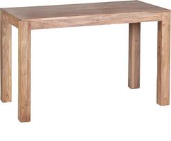 "FineBuy" valgomojo stalas iš akacijos medžio masyvo 120 x 60 cm - Kaimo namų valgomojo stalas stačiakampis iš masyvo - virtuvės stalas iš medžio masyvo - natūralaus medžio stalas - tikro medžio stalas